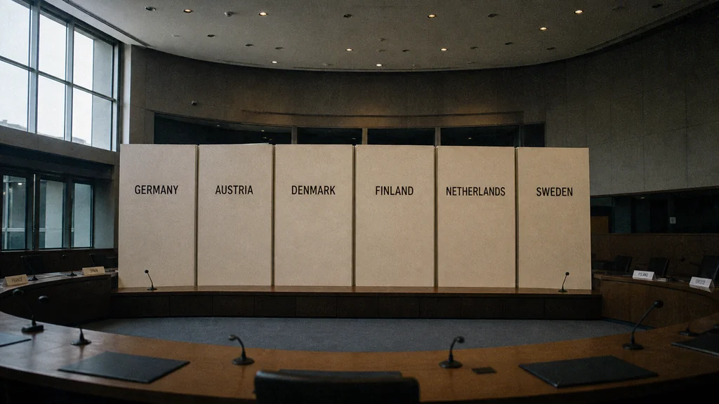 Six countries build a €2tn veto wall