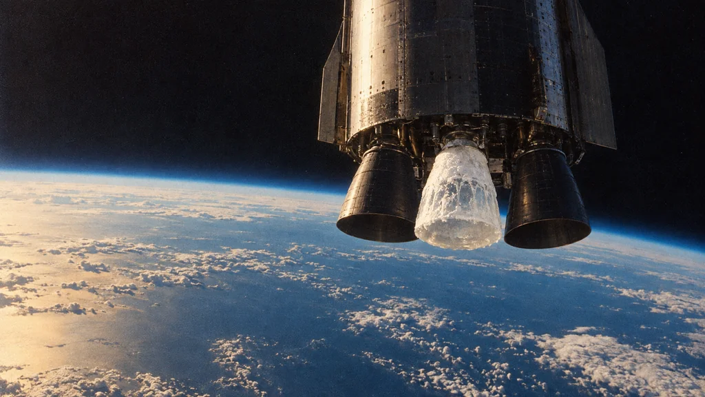 Starship reaches orbit with an engine down