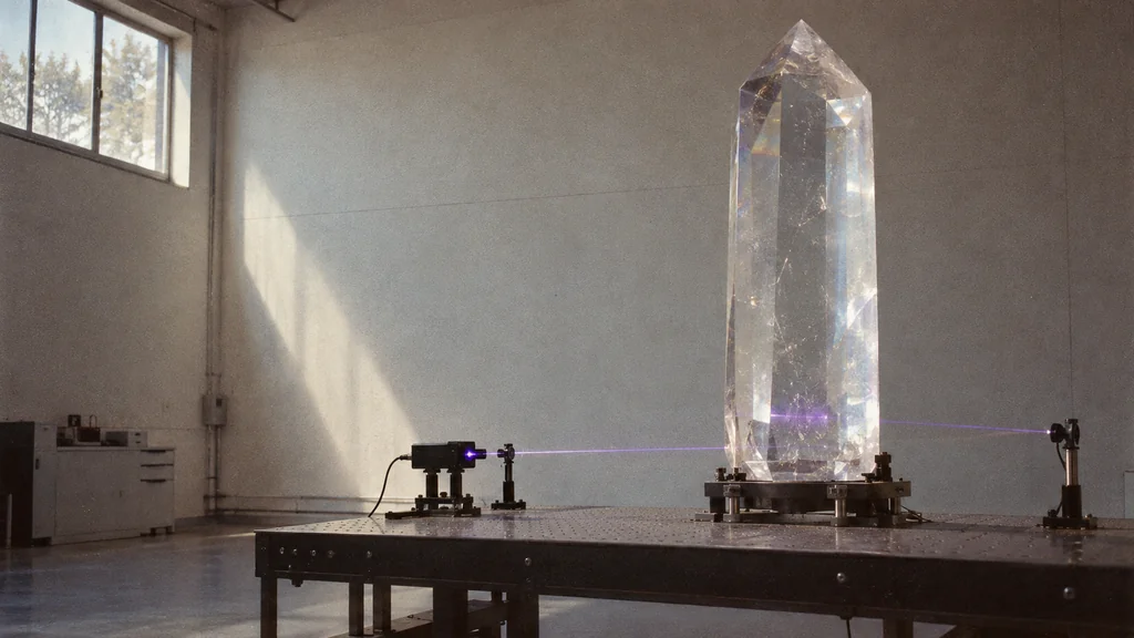 Thorium nuclei steer clocks, crystals skew them