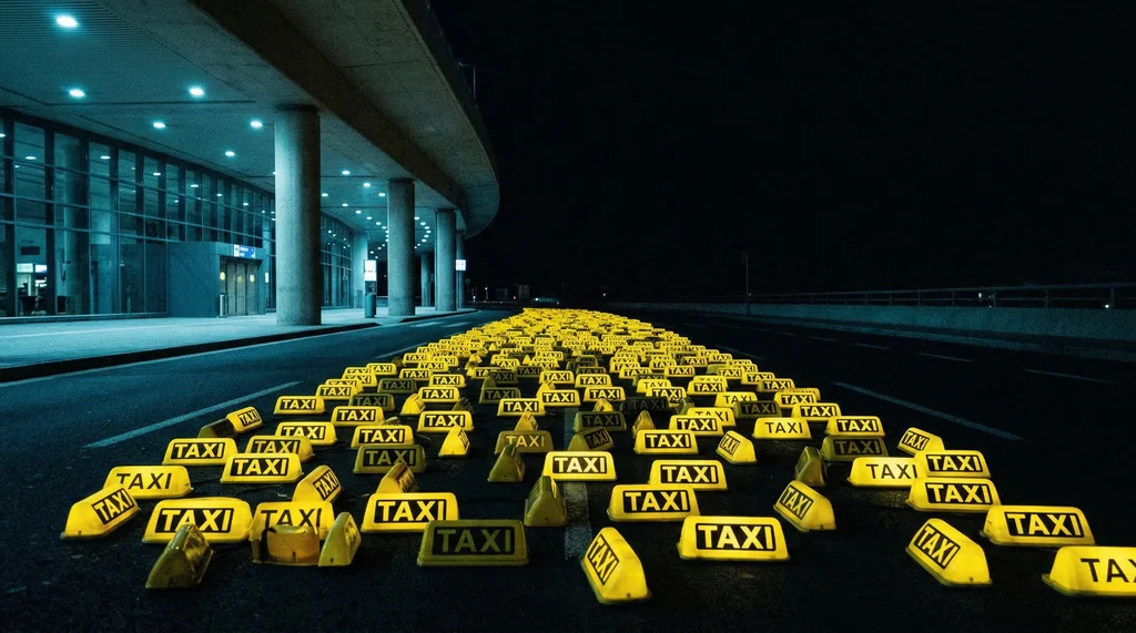 Νομοσχέδιο κομμένο στα μέτρα της Uber φέρνει μπλόκα ταξιτζήδων στα αεροδρόμια