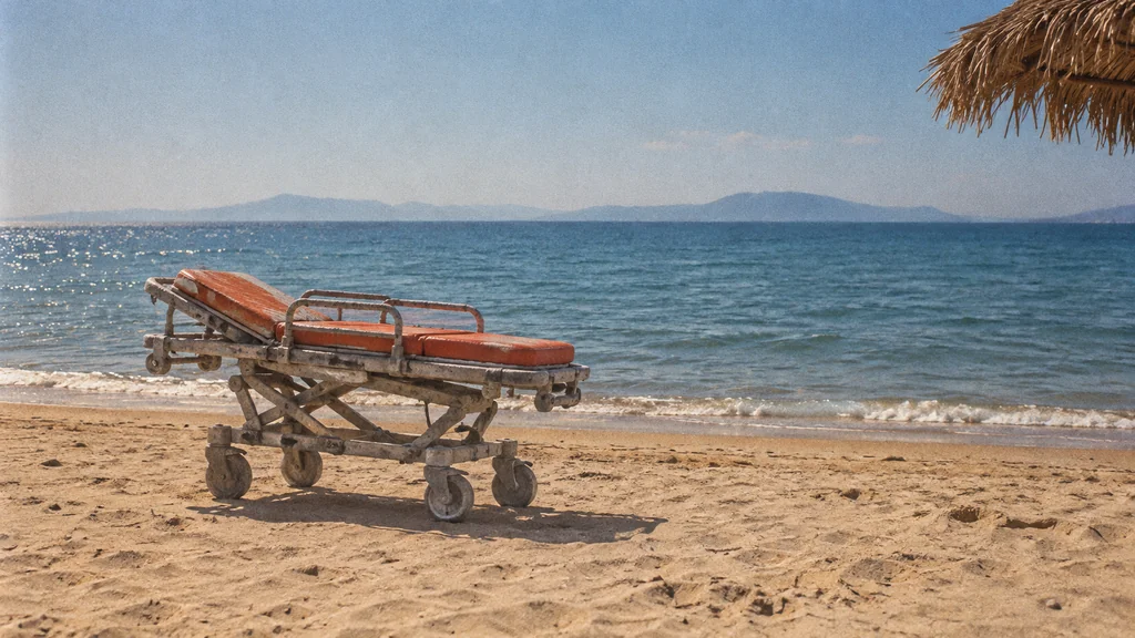 Γυναίκα πέθανε σε παραλία της Αίγινας περιμένοντας ασθενοφόρο